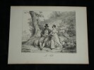 Horace Vernet - Ensemble de 7 lithographies - Fables & personnages - 1810/30. Horace Vernet