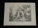 Horace Vernet - Ensemble de 7 lithographies - Fables & personnages - 1810/30. Horace Vernet