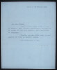 Pierre Jean JOUVE - TAPUSCRIT SIGN&Eacute; A Roger VALUET, 1954. Pierre Jean JOUVE
