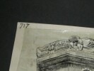 Dessin original sign&eacute; - Autel roman du Mus&eacute;e d'Arles - R&eacute;alis&eacute; &agrave; l'encre vers 1930. Louis Henri Laffill&eacute;e