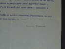 Henri Barbusse - Tapuscrit sign&eacute; - Lettre &agrave; Halp&eacute;rine Kaminski sur Tolsto&iuml; - Pierre Lafitte & Cie. Henri BARBUSSE