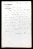 Auguste VACQUERIE, Po&egrave;te - LETTRE AUTOGRAPHE SIGN&Eacute;E, R&eacute;daction Le Rappel, 1879. Auguste VACQUERIE