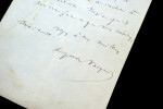 Auguste VACQUERIE, Po&egrave;te - LETTRE AUTOGRAPHE SIGN&Eacute;E, R&eacute;daction Le Rappel, 1879. Auguste VACQUERIE