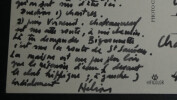 Jean Helion, Peintre - Carte postale autographe sign&eacute;e &agrave; Jean-Marie Queneau, 1974. Jean Helion