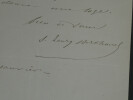 Samuel Henry BERTHOUD &eacute;crivain - LETTRE AUTOGRAPHE SIGN&Eacute;E &Agrave; Charles De LAROUNAT. Samuel-Henry BERTHOUD