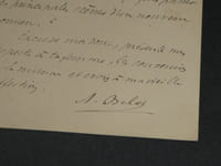 Adolphe BELOT - LETTRE AUTOGRAPHE SIGNÉE