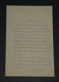 Adolphe BELOT - LETTRE AUTOGRAPHE SIGNÉE