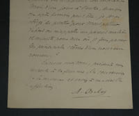 Adolphe BELOT - LETTRE AUTOGRAPHE SIGNÉE