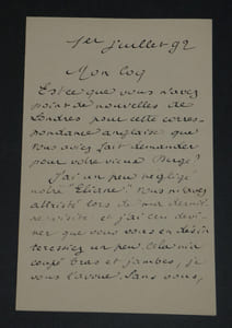 Émile BERGERAT - LONGUE LETTRE AUTOGRAPHE SIGNÉE À COQUELIN AÎNÉ - 4 pages 1892