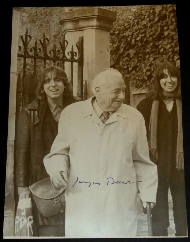 PHOTOGRAPHIE AUTOGRAPHE DE Jacques BARON ET SON ENVELOPPE, ROME, ITALIE, c.1967. Jacques Baron