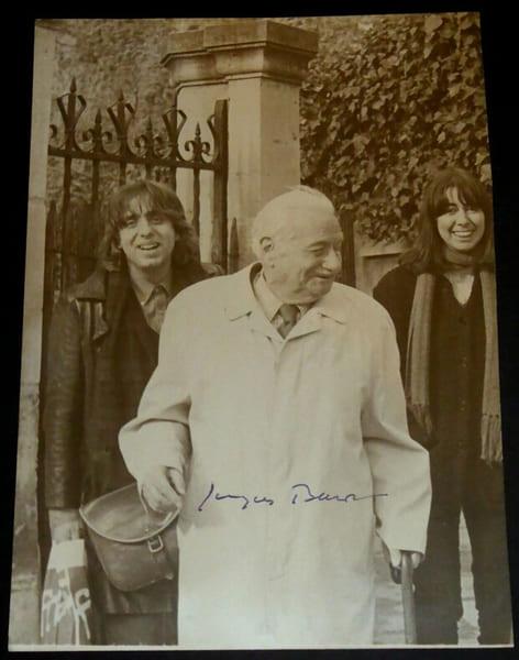 PHOTOGRAPHIE AUTOGRAPHE DE Jacques BARON ET SON ENVELOPPE, ROME, ITALIE, c.1967. Jacques Baron