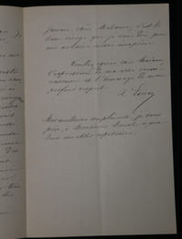 A. LOISON - Lettre Autographe Signée du secrétaire du Marquis d'Osmond, 1848