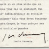 Louis Pauwels - Lettre autographe tapuscrit chronique "Journal du Dimanche" 1976. Louis Pauwels