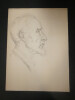Dessin de Georges CHESNEAU repr&eacute;sentant Gob&ocirc; sans doute pendant la guerre. Georges CHESNEAU