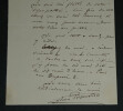Alexis BOUVIER - Romancier - LETTRE AUTOGRAPHE SIGN&Eacute;E &Agrave; UN CONFR&Egrave;RE. Alexis BOUVIER