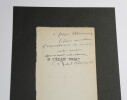 ENVOI AUTOGRAPHE SUR PAGE DE TITRE DU LIVRE "SI C'&Eacute;TAIT VRAI?". Roland DORGELES