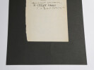 ENVOI AUTOGRAPHE SUR PAGE DE TITRE DU LIVRE "SI C'&Eacute;TAIT VRAI?". Roland DORGELES