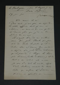 Adolphe BELOT - LETTRE AUTOGRAPHE SIGNÉE À Mr DENTU - 6 pages - 1871