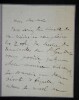 LETTRE AUTOGRAPHE SIGN&Eacute;E, DEMOISELLES DE SAINT CYR. Jean-Baptiste Weckerlin