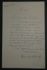 Xavier ROUX - LETTRE AUTOGRAPHE SIGN&Eacute;E. Xavier ROUX