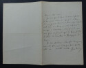 Jules SIMON, Philosophe et homme d'&Eacute;tat - LETTRE AUTOGRAPHE SIGN&Eacute;E. Jules SIMON