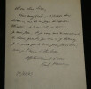 Paul Hervieu - LETTRE AUTOGRAPHE SIGN&Eacute;E &Agrave; L&eacute;on Daudet - Le D&eacute;dale - 1903. Paul Hervieu