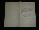 Paul Hervieu - LETTRE AUTOGRAPHE SIGN&Eacute;E &Agrave; L&eacute;on Daudet - Le D&eacute;dale - 1903. Paul Hervieu
