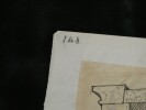Syst&egrave;me d'&eacute;clairage par le plafond - Dessin original sign&eacute; - Vers 1930. Louis Henri Laffill&eacute;e