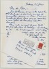 Maurice Molho - Lettre autographe sign&eacute;e &agrave; Pierre Lecuire - 1973. Maurice Molho