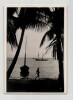 Photographie argentique Ann&eacute;es 60 Madagascar Paysage C&ocirc;te & mer pirogue. 