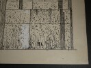 Entr&eacute;e d'une maison rue Charlemagne &agrave; Paris - Dessin original sign&eacute;. Louis Henri Laffill&eacute;e