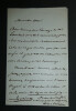 L&eacute;on GOZLAN, &Eacute;crivain Fran&ccedil;ais - LETTRE AUTOGRAPHE SIGN&Eacute;E &Agrave; BOCAGE. L&eacute;on GOZLAN