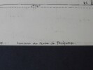 Dessin original sign&eacute; - Pierre tombale du mus&eacute;e de P&eacute;rigueux (XII&egrave;me) - Encre vers 1930. Louis Henri Laffill&eacute;e