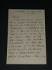 Henri LACOMBE, LETTRE autographe sign&eacute;e 1890 Loiret. Henri LACOMBE