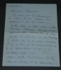 Cassive, actrice - Lettre autographe sign&eacute;e &agrave; Mr FOUQUIER, 1930. Armande CASSIVE