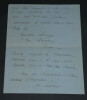 Cassive, actrice - Lettre autographe sign&eacute;e &agrave; Mr FOUQUIER, 1930. Armande CASSIVE