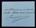Jeanne GRANIER - CARTE AUTOGRAPHE SIGNEE DE REMERCIEMENTS. Jeanne Granier
