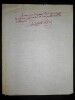 LETTRE AUTOGRAPHE SIGN&Eacute;E MINIST&Egrave;RE JEUNESSE ET ART, PARIS 1947. REY Robert