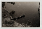 Photographie argentique Ann&eacute;es 60 Madagascar Paysage Pirogue. 