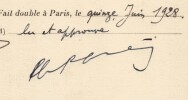 Pouvoir sign&eacute; par Philippe Par&egrave;s – Collection de 50 auteurs & musiciens. Philippe Par&egrave;s