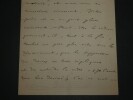 EMILE DESCHANEL - LETTRE AUTOGRAPHE SIGN&Eacute;E &Agrave; Charles EDMOND en novembre 1889. Emile Deschanel