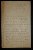 FEUILLET Octave - LETTRE AUTOGRAPHE SIGN&Eacute;E, VERSAILLES 1885. Octave Feuillet
