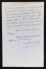 Andr&eacute; FOULON DE VAULX, Po&egrave;te - LETTRE AUTOGRAPHE SIGN&Eacute;E SUR LE ROMANTISME, Tours. Andr&eacute; FOULON DE VAULX