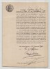 Pouvoir sign&eacute; Georges Loiseau – Collection coh&eacute;rente de 50 auteurs & musiciens. Georges Loiseau