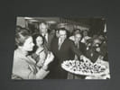 Photographie noir et Blanc &eacute;poque 70/80 AFP Anne Aymone Giscard D'ESTAING 1977 Foire de Paris. 