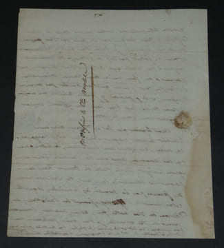 Lettre autographe à M. Le Comte Anatole de Montesquiou - "L'apparition sur l'horizon [de Talleyrand] me paraît toujours un funeste présage" - 3 pages ...