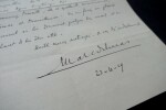 DELMAS Marc - Lettre autographe sign&eacute;e et dat&eacute;e du 20 octobre 1919, Paris - Editions de musique Choudens. Marc Delmas