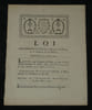 Ensemble de Loi et d&eacute;crets concernant la p&ecirc;che 1791, 1792, 1793. 