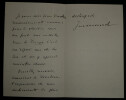 Jules JUSSERAND - LETTRE AUTOGRAPHE SIGN&Eacute;E AU DIRECTEUR DU JOURNAL LE TEMPS 1928. Jules JUSSERAND