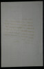 Abel VILLEMAIN Lettre Autographe Sign&eacute;e Recommandation d'un bachelier. Abel VILLEMAIN